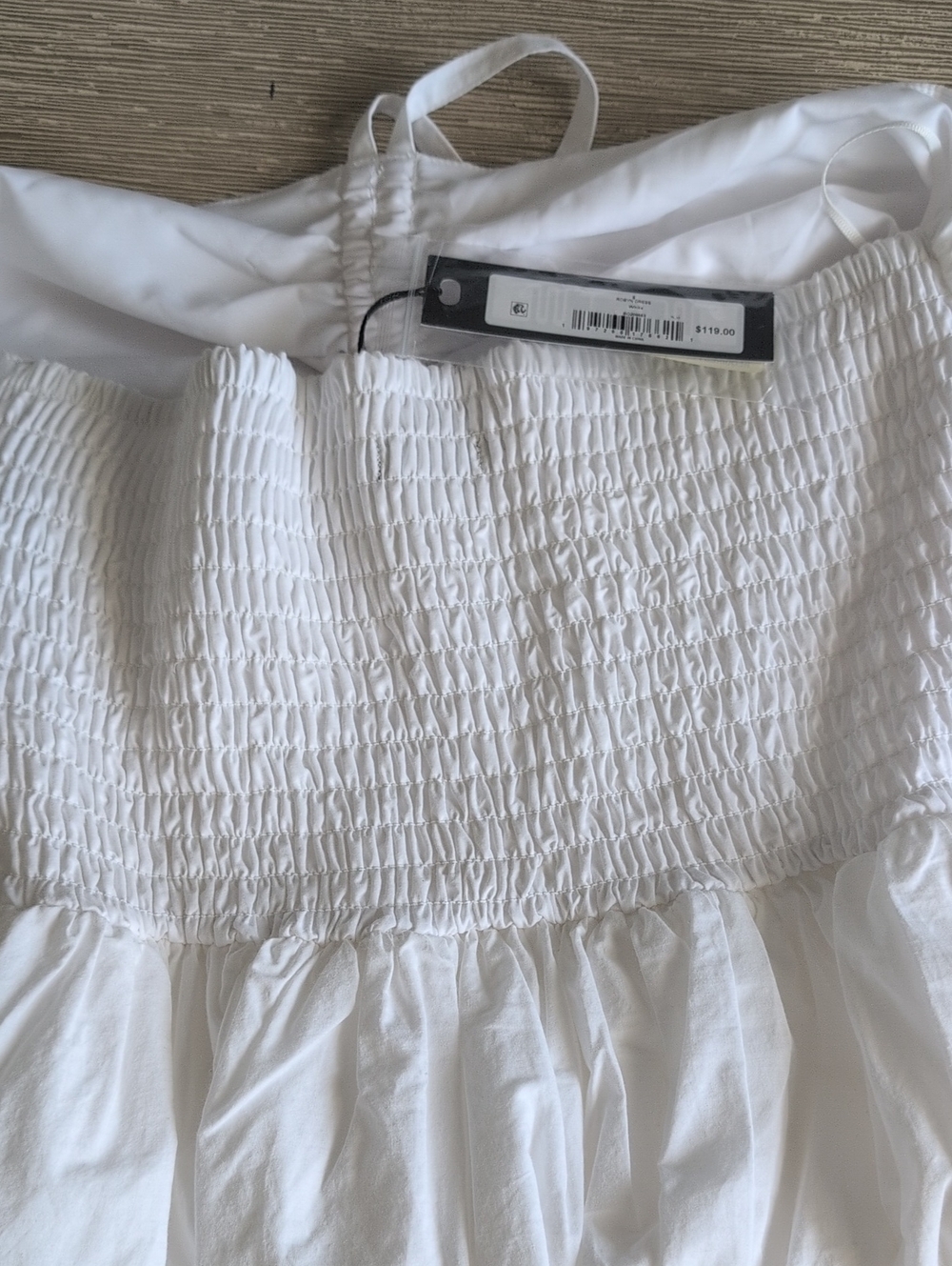 NWT Steve Madden White Cotton Halter Summer Robyn Mini Dress Small - Picture 8 of 13